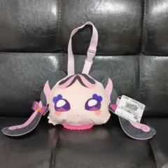キミとアイドルプリキュア　ストラップ付き顔型ぬいぐるみポーチ