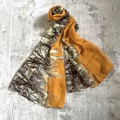 新品未使用シルク大判スカーフE&Cエコーインターナショナル