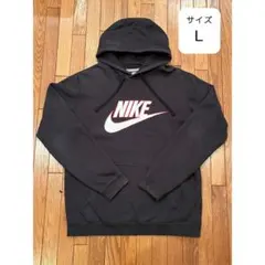 NIKE ナイキ プルオーバー パーカー ブラック Lサイズ