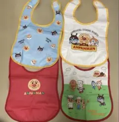アンパンマン⚫︎お食事エプロン⚫︎4枚セット