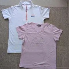 ♥【M】ELLEスポーツ✿ellesse⭐スポーツウェア2枚セット✨未使用に近いのサムネイル