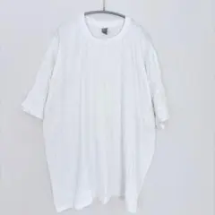 ギルダン 半袖Tシャツ クルーネック 半袖 無地 3XL 白 綿 オーバーサイズ