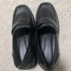 厚底ローファー 革靴