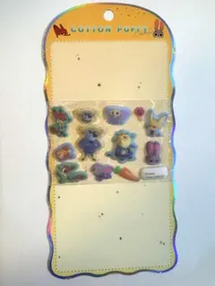 コットンパフィーシール　ズートピア　正規品　お裾分け