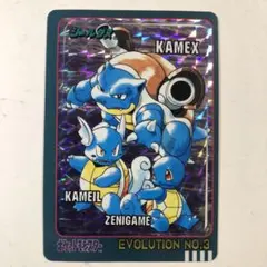 ポケモン シールダス 進化 No.3 カメックス　エボリューション ポケモン シールダス カメックス 進化 No.3 - メルカリ