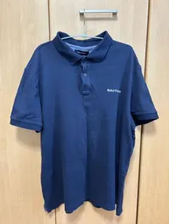 NAUTICA ポロシャツ ネイビー XL