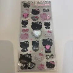 キラキララインストーンシール　ハローキティ　ゼブラ