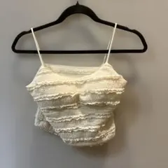 GRL フリルキャミソール アイボリー