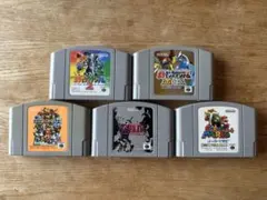 N64本ソフト5本まとめ売り　マリオ　ゼルダ時オカ　ポケモンスタジアム
