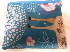 未使用 折りたたみエコバッグ 花柄 大容量 軽量 コンパクト