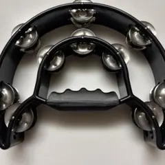ダブルジングル タンバリン ブラックのサムネイル