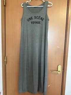 グレー ノースリーブ ロングワンピース⭐︎値下げ