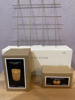 LEDキャンドルライト 大小セット