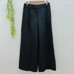 【プラステ】 ワイドアンクルパンツ ストレッチ (XS) ウエストゴム 美品