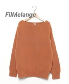 FilMelange フィルメランジェ ニット スターレット オレンジ ウールのサムネイル