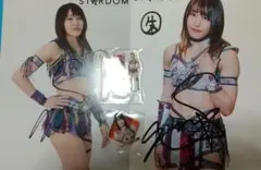 お渡し会限定 STARDOM 伊藤麻希 直筆サイン入りポートレート8.9札幌