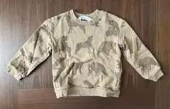 h&m 2T 裏起毛トレーナー　クマ柄