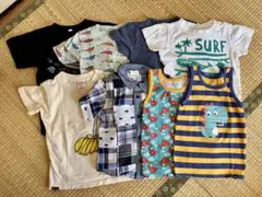 男の子 夏服 セット 110サイズ 半袖 Tシャツ 8点