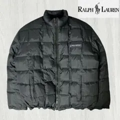 や*あ様 【名作】90s POLO リバーシブルダウン キルティング チェック