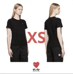 【COMME DES GARCONS PLAY】 ハート パッチ TシャツXS