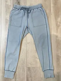 GU ジーユー デニムスウェットイージーパンツ M