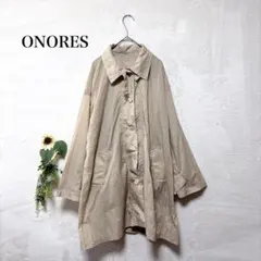 ONORES ナイロンコート　ベージュ　Ｍ～Ｌ　風よけ　長袖のサムネイル