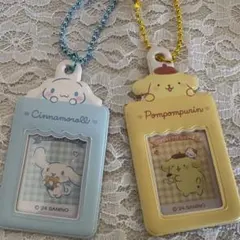 シークレットミニチュアチェキ用キーホルダー ポムポムプリン シナモロール