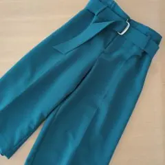 【apart by lowrys】ガウチョパンツ　ブルー