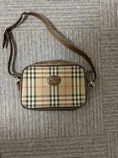 希少✨BURBERRY ホースロゴ カメラバッグ ショルダーバッグ バーバリー