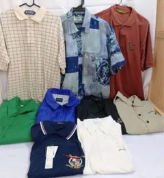 新品〜やや汚　メンズ　サイズL　ブランド　LACOSTE KANGOL 他　9点のサムネイル