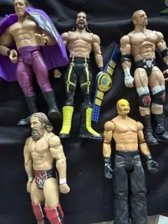 WWE プロレス フィギュア 6体セット - メルカリ