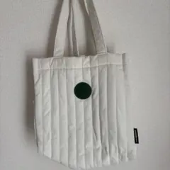 スターバックス キルティングトートバッグ ホワイト 大容量