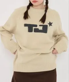 ユニセックス ジャガードニット TINA：JOJUN