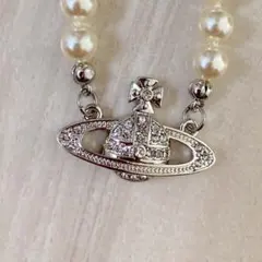 ヴィヴィアンウエストウッド パールネックレス シルバー オーブネックレス