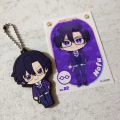 カラフルピーチ　もふくん　キーホルダーとステッカーセット