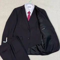 Fiore Strada YA5 ブラック ストライプ スーツ スリーピース