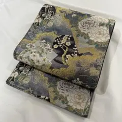 FN12116k 着物 正絹 袋帯 六通柄 宝尽くし m594 宝尽くし 万葉錦 唐織 六通 正絹 袋帯 - メルカリ