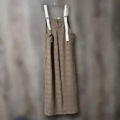 しまむら キャミワンピース ブラウン