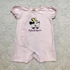 プティマイン petit main ディズニー ミニーマウス カバーオール 70