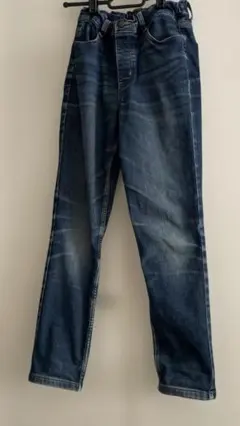 GU １４０　男の子　ジーンズ　短い裏起毛