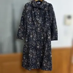 ゴブラン柄コート