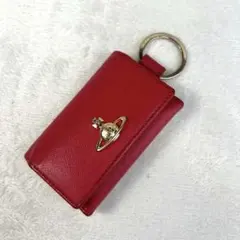 ヴィヴィアンウエストウッド 6連キーケース レッド レザー オーブロゴ 正規品