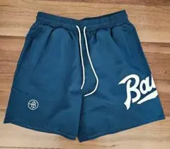 ballho ロゴショートパンツ ディープブルー L