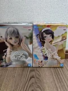ホロライブ Relax time 白銀ノエル 大空スバル フィギュア 2点セット