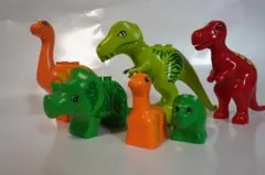【恐竜6種セット】デュプロ・アンパンマンブロックラボ互換品　新品
