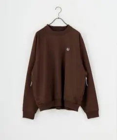 FRED PERRY 別注トラック　クルーネックプルオーバーブラウンのサムネイル