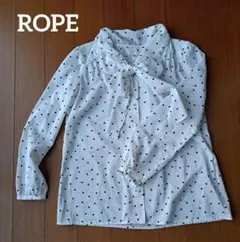 【ROPE】リボン付きブラウス　サイズ38のサムネイル