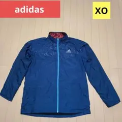 adidas ジャンパー ジャケット 裏地付　XO　ネイビー　ジップアップ