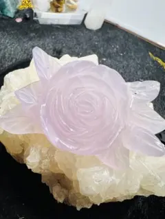 【天然石】カルセドニー　バラ