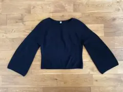 【ユニクロユー】 3Dエクストラファインメリノワイドスリーブセーター M